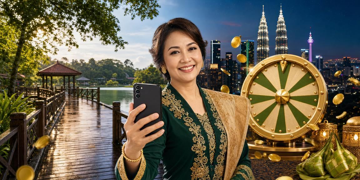 Meja roulette bertemakan Hari Raya di kasino dalam talian Malaysia