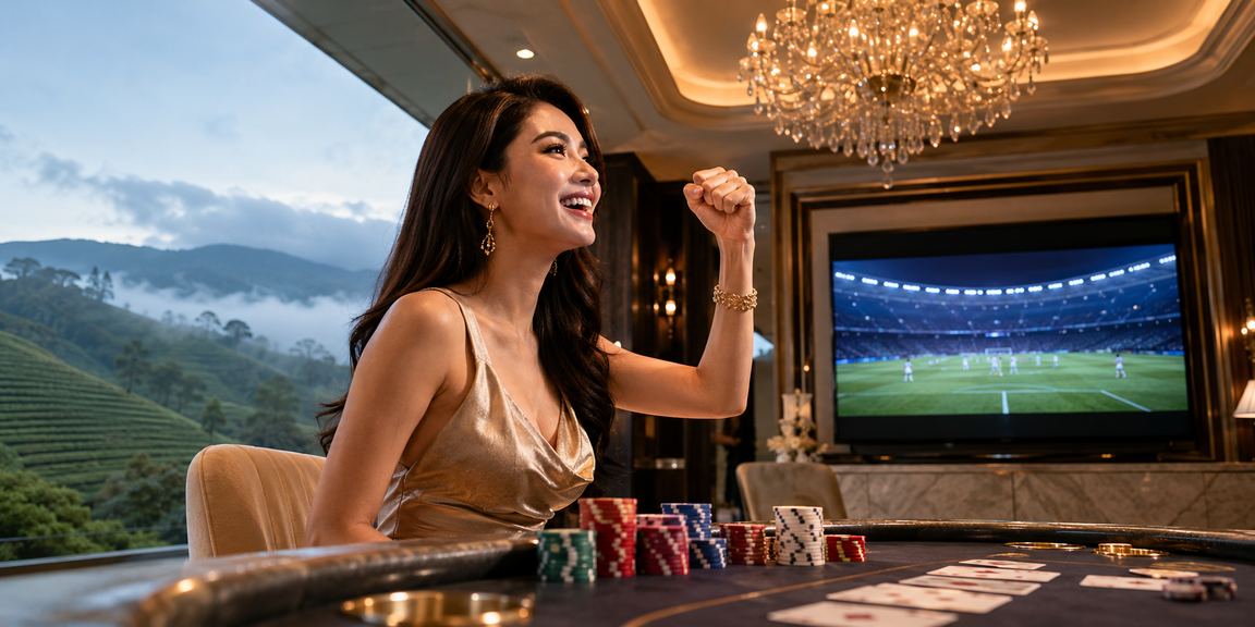 Pemain Malaysia menikmati permainan Teen Patti bergaya Melayu secara dalam talian